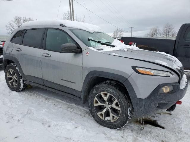 1C4PJMBS7GW146128 - 2016 JEEP CHEROKEE TRAILHAWK GRAY photo 4