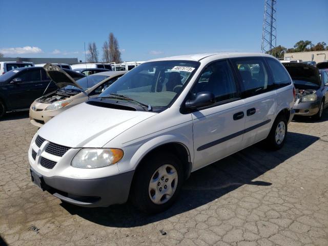 1B4GP15B82B556426 - 2002 DODGE CARAVAN EC WHITE photo 1