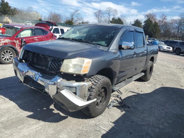 1N6BA07B35N523081 - 2005 NISSAN TITAN XE CHARCOAL photo 1