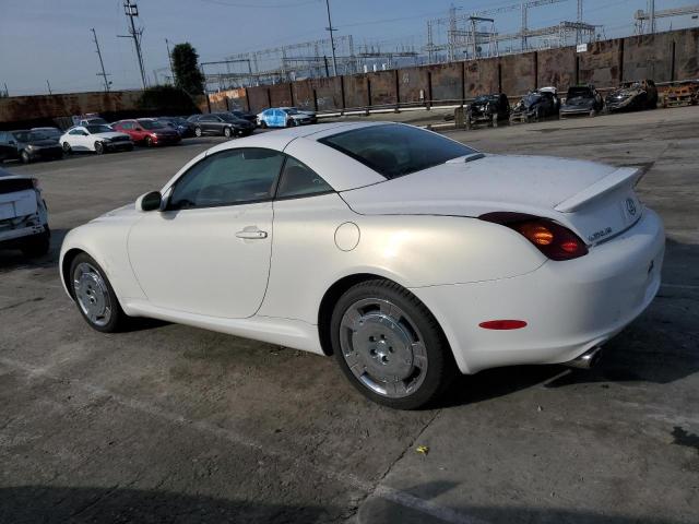 JTHFN48YX30044376 - 2003 LEXUS SC 430 WHITE photo 2