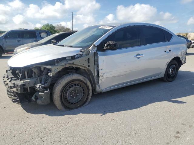 3N1AB7AP2KY266361 - 2019 NISSAN SENTRA S SILVER photo 1