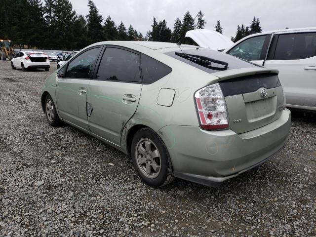 JTDKB20U077615599 - 2007 TOYOTA PRIUS GREEN photo 2