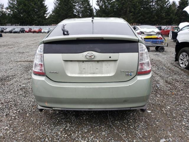 JTDKB20U077615599 - 2007 TOYOTA PRIUS GREEN photo 6