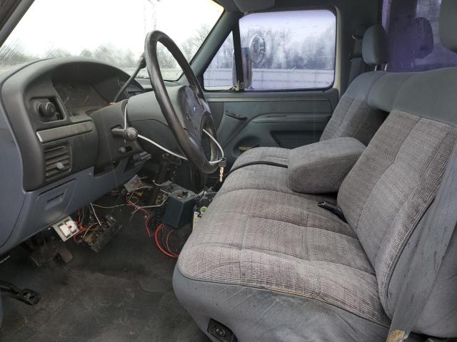 1FDKF37M5PNA26734 - 1993 FORD F350 BLUE photo 7