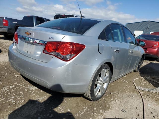 1G1PH5S91B7239530 - 2011 CHEVROLET CRUZE LTZ SILVER photo 3