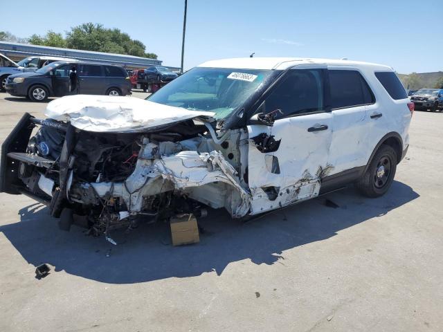 1FM5K8AR3GGD30630 - 2016 FORD EXPLORER POLICE INTERCEPTOR WHITE photo 1