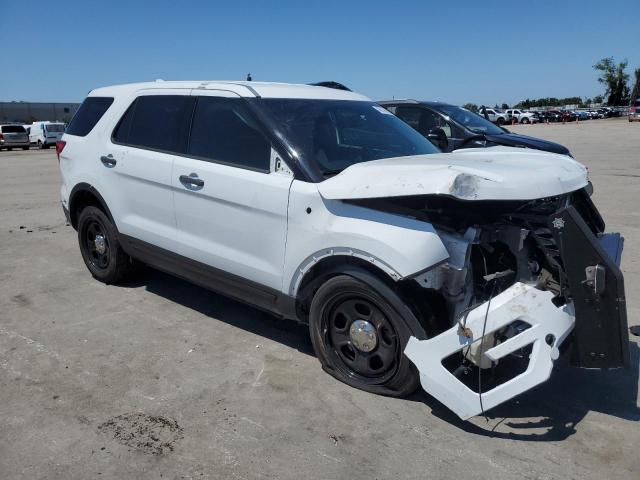 1FM5K8AR3GGD30630 - 2016 FORD EXPLORER POLICE INTERCEPTOR WHITE photo 4
