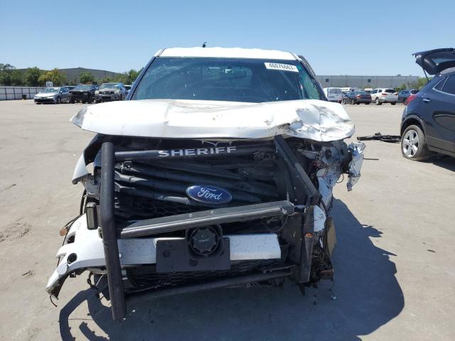 1FM5K8AR3GGD30630 - 2016 FORD EXPLORER POLICE INTERCEPTOR WHITE photo 5