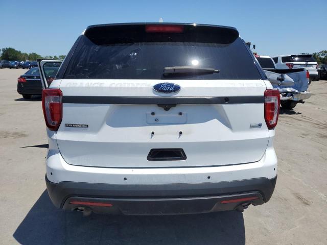 1FM5K8AR3GGD30630 - 2016 FORD EXPLORER POLICE INTERCEPTOR WHITE photo 6