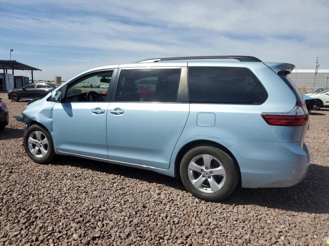 5TDKZ3DC3HS858253 - 2017 TOYOTA SIENNA LE BLUE photo 2