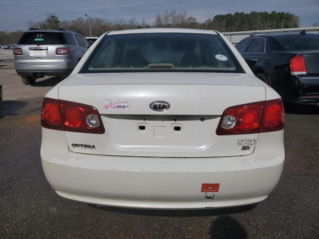 KNAGE123165051190 - 2006 KIA OPTIMA LX WHITE photo 6