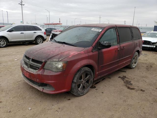 2C4RDGBG1DR712477 - 2013 DODGE GRAND CARA SE RED photo 1