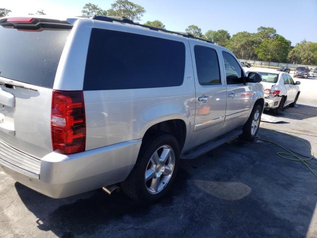 1GNSCKE06ER156459 - 2014 CHEVROLET SUBURBAN C1500 LTZ SILVER photo 3