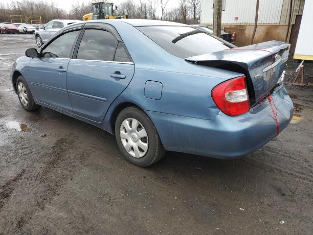 4T1BE32KX4U823796 - 2004 TOYOTA CAMRY LE BLUE photo 2