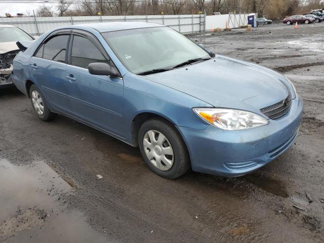 4T1BE32KX4U823796 - 2004 TOYOTA CAMRY LE BLUE photo 4