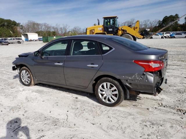 3N1AB7AP6GY243107 - 2016 NISSAN SENTRA S GRAY photo 2