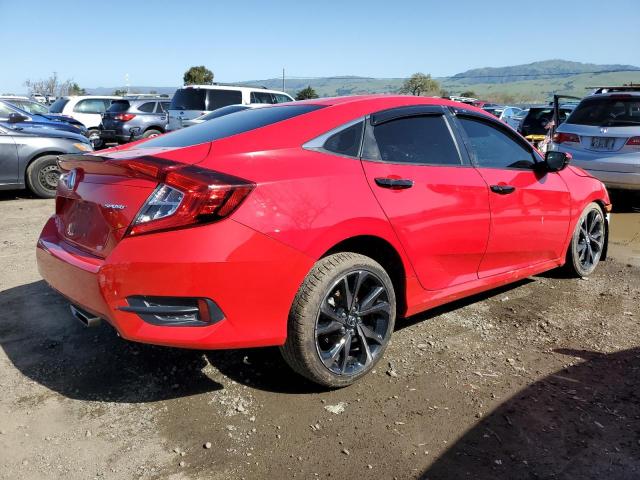 2HGFC2F84MH529450 - 2021 HONDA CIVIC SPORT RED photo 3