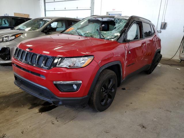 3C4NJDBB5JT432502 - 2018 JEEP COMPASS LATITUDE MAROON photo 2