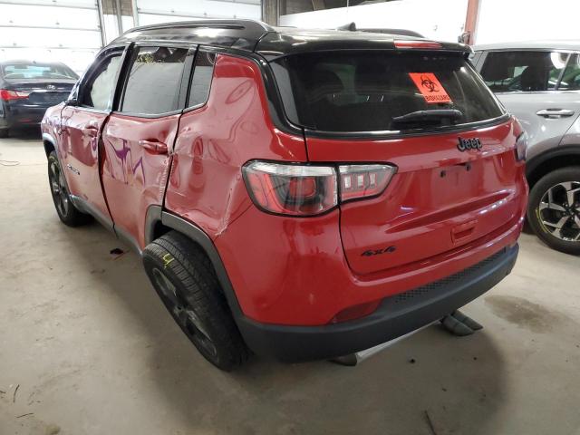 3C4NJDBB5JT432502 - 2018 JEEP COMPASS LATITUDE MAROON photo 3