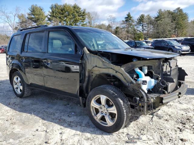 5FNYF4H52CB026176 - 2012 HONDA PILOT EXL BLACK photo 4