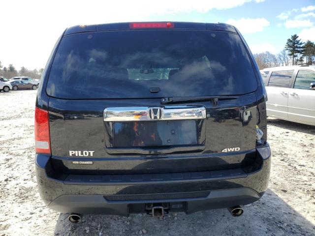 5FNYF4H52CB026176 - 2012 HONDA PILOT EXL BLACK photo 6