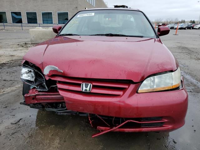 1HGCG16532A051282 - 2002 HONDA ACCORD EX BURGUNDY photo 5