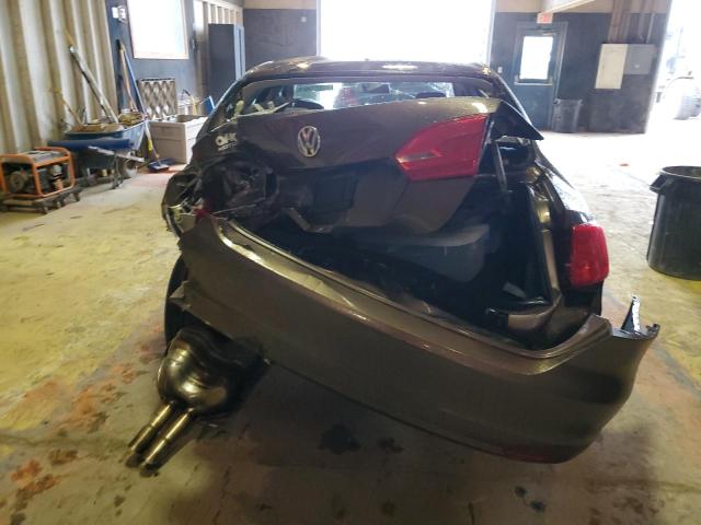 3VW2K7AJXEM252097 - 2014 VOLKSWAGEN JETTA BASE 棕色 照片 6