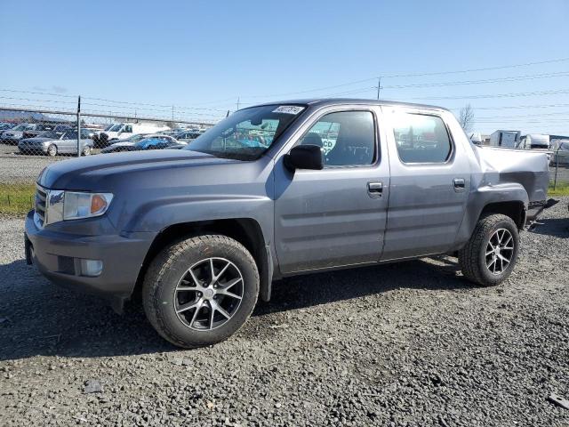 5FPYK1F23EB001106 - 2014 HONDA RIDGELINE RT GRAY photo 1