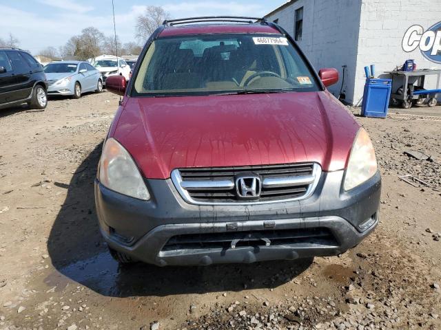 JHLRD788X3C002391 - 2003 HONDA CR-V EX RED photo 5