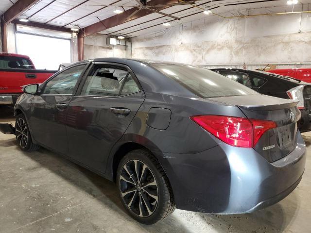 2T1BURHE1HC825726 - 2017 TOYOTA COROLLA L GRAY photo 2