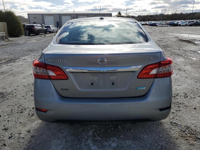 3N1AB7AP1DL626588 - 2013 NISSAN SENTRA S GRAY photo 6