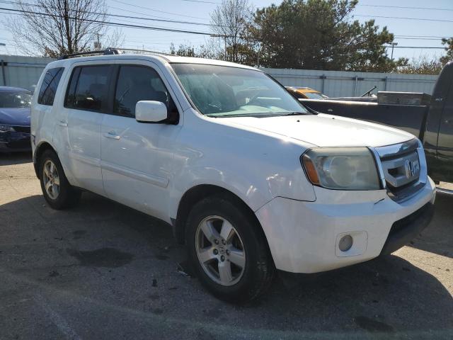 5FNYF4H76BB059441 - 2011 HONDA PILOT EXLN WHITE photo 4