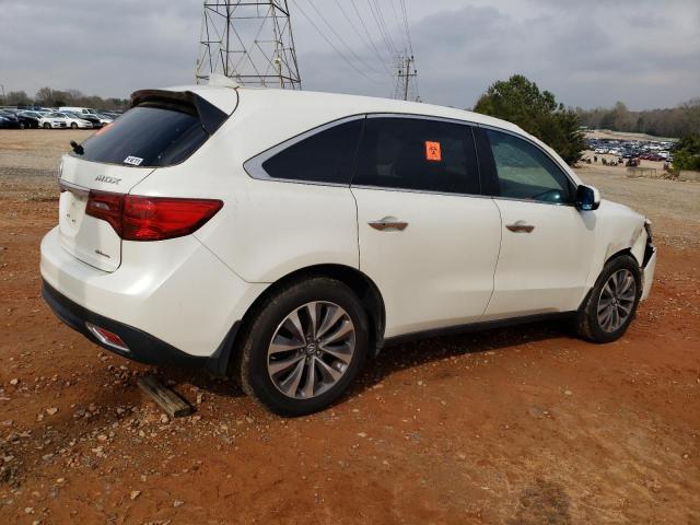5FRYD4H47GB024652 - 2016 ACURA MDX TECHNOLOGY WHITE photo 3