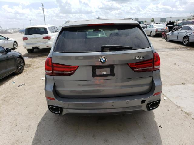 5UXKS4C55F0N06903 - 2015 BMW X5 XDRIVE35D GRAY photo 6