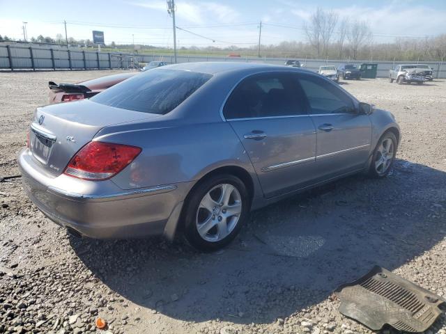 JH4KB166X8C001203 - 2008 ACURA RL SILVER photo 3