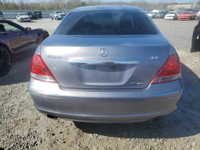 JH4KB166X8C001203 - 2008 ACURA RL SILVER photo 6