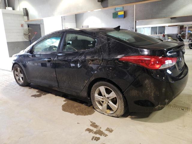 KMHDH4AE7BU115178 - 2011 HYUNDAI ELANTRA GLS BLACK photo 2