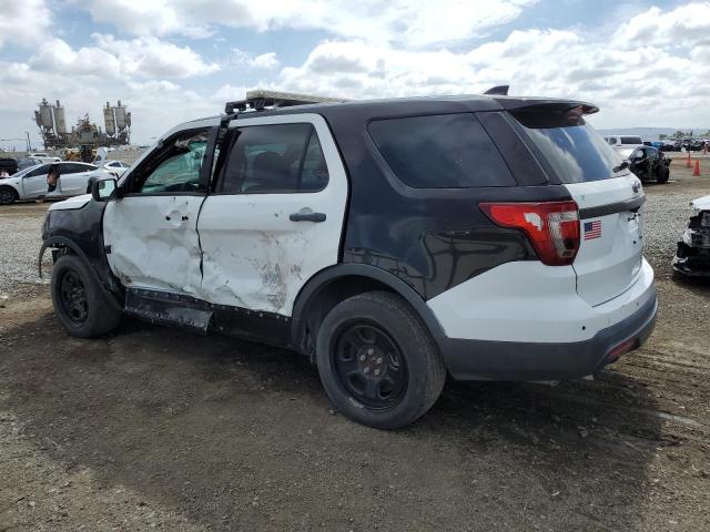 1FM5K8AR0GGC36723 - 2016 FORD EXPLORER POLICE INTERCEPTOR ორფეროვანი ფოტო 2