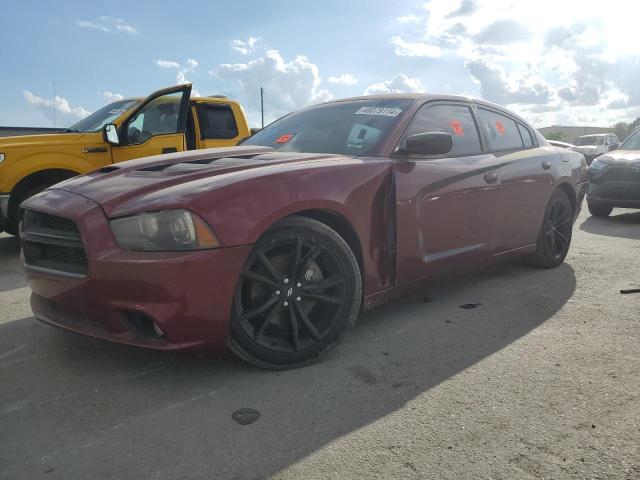 2C3CDXCT6EH308166 - 2014 DODGE CHARGER R/T RED photo 1