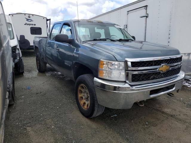 1GC4KZCG8CF108649 - 2012 CHEVROLET SILVERADO K3500 GRAY photo 4