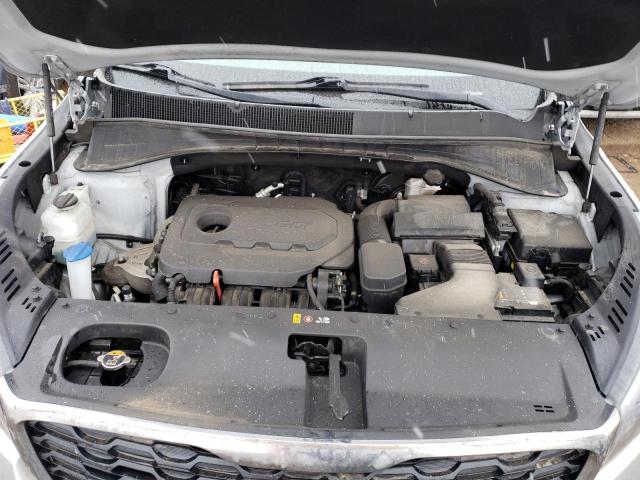 5XYPG4A38KG578306 - 2019 KIA SORENTO L SILVER photo 12