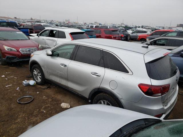 5XYPG4A38KG578306 - 2019 KIA SORENTO L SILVER photo 2