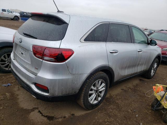 5XYPG4A38KG578306 - 2019 KIA SORENTO L SILVER photo 3