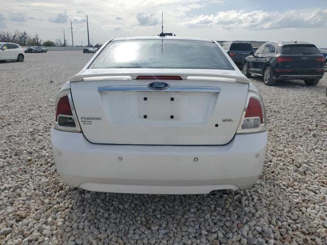 3FAHP08Z29R144377 - 2009 FORD FUSION SEL WHITE photo 6