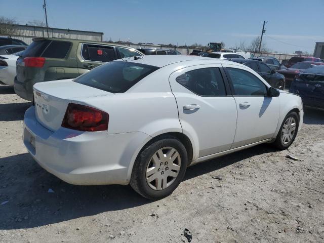 1C3CDZAG8DN748459 - 2013 DODGE AVENGER SE WHITE photo 3