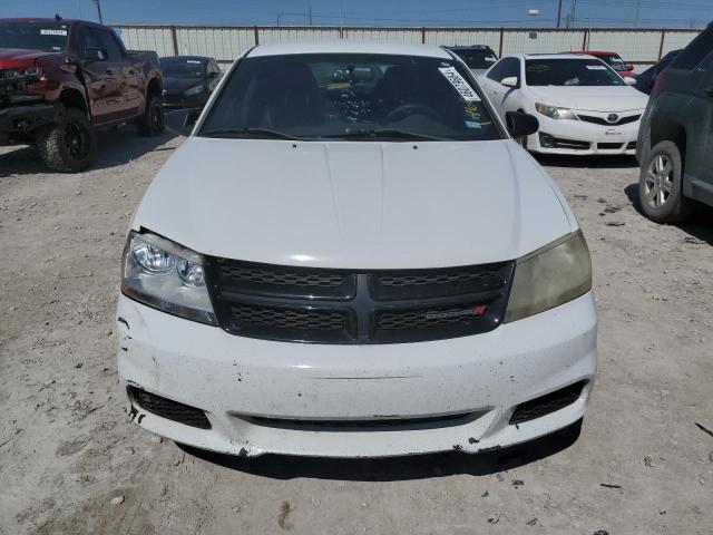 1C3CDZAG8DN748459 - 2013 DODGE AVENGER SE WHITE photo 5