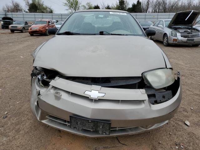 1G1JC52FX37332073 - 2003 CHEVROLET CAVALIER BEIGE photo 5