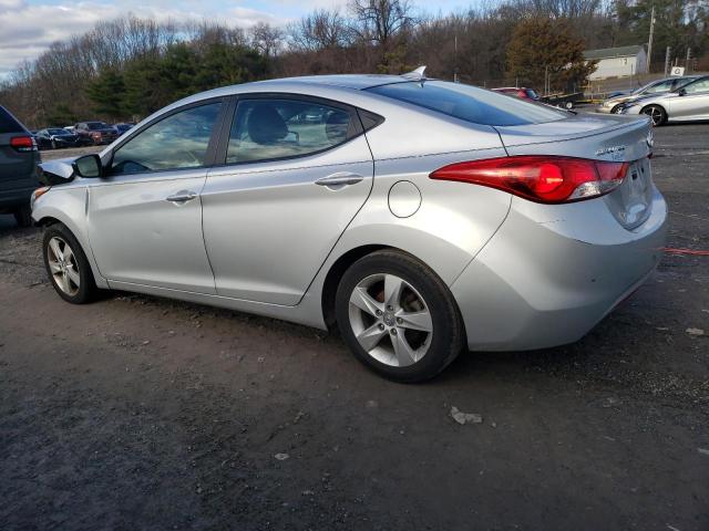 5NPDH4AE5DH385561 - 2013 HYUNDAI ELANTRA GLS SILVER photo 2