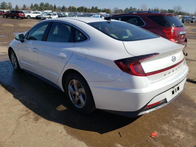 5NPEG4JA2MH126014 - 2021 HYUNDAI SONATA SE WHITE photo 2