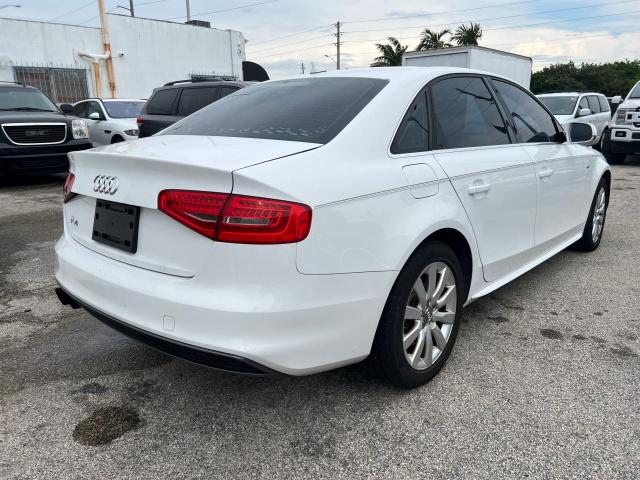 WAUAFAFL5FN036303 - 2015 AUDI A4 PREMIUM WHITE photo 4